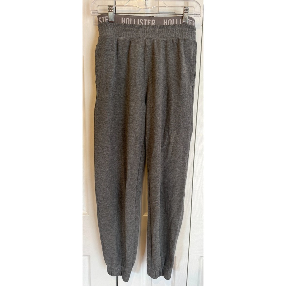 Hollister Cali Ultra High-Rise Gray Sweatpants Elastic Waist Women's Size XS